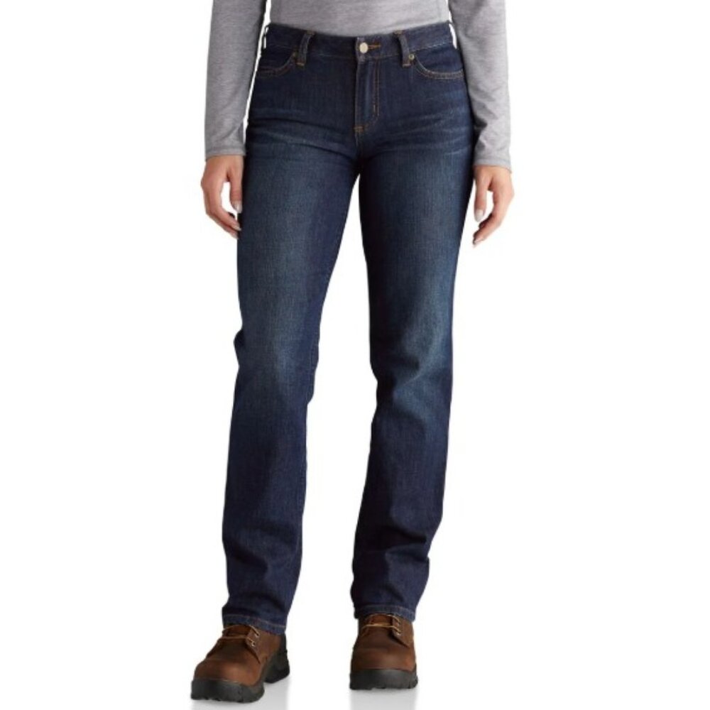 NWT Carhartt- Original Fit Blaine Jean- 18W- Dark Blue